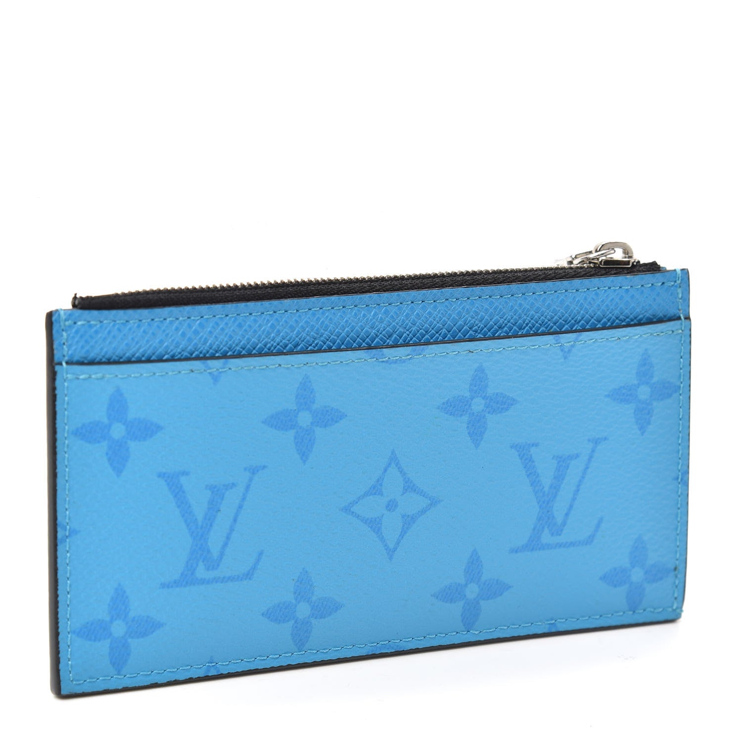 Louis Vuitton Taigarama Coin Card Holder Blue Lagoon 3 of 6