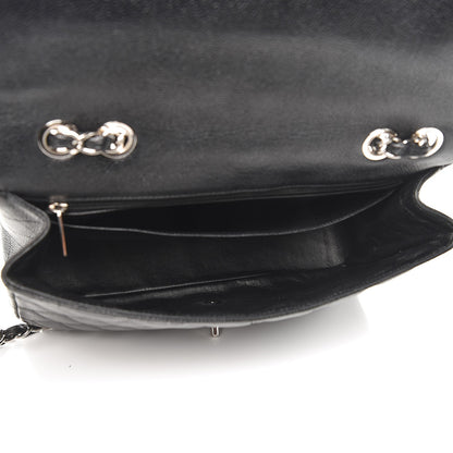 Chanel Caviar Quilted Jumbo Single Flap Black 6 of 9