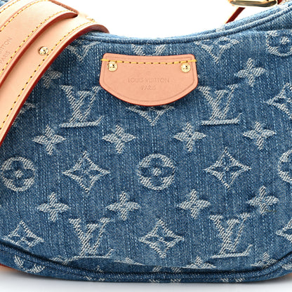 Louis Vuitton Monogram Denim Croissant MM Blue 8 of 10