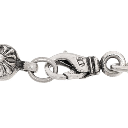 Chrome Hearts Sterling Silver Dice Cross Ball Bracelet 3 of 4