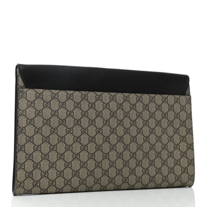 Gucci GG Supreme Monogram Portfolio Case Black 6 of 16