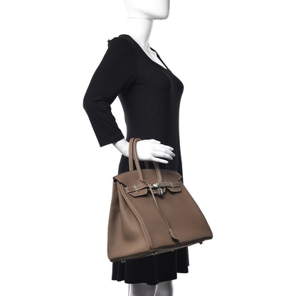 Hermes Togo Birkin 35 Etoupe 2 of 36