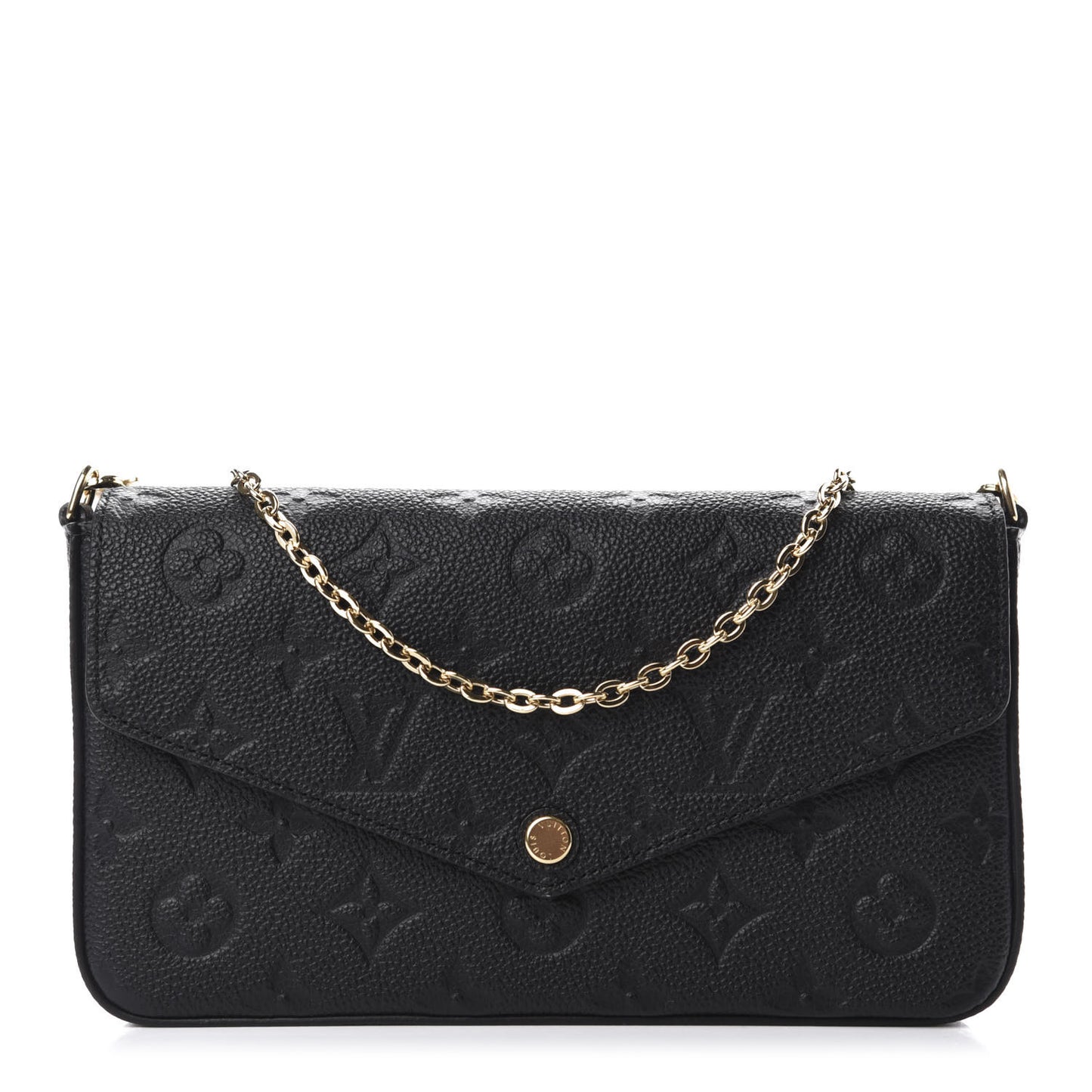 Empreinte Pochette Felicie Chain Wallet Black