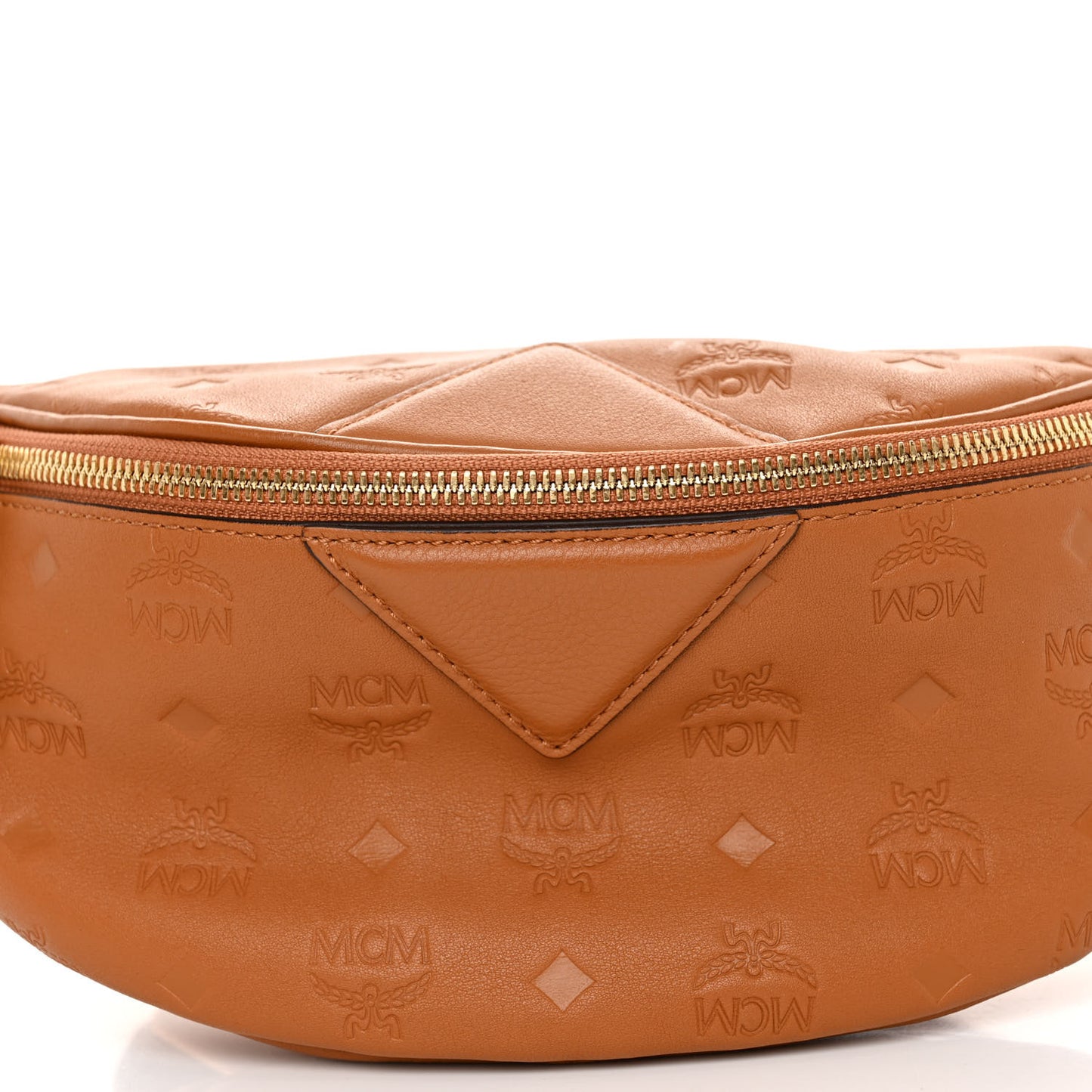 Calfskin Ottomar Monogram Fursten Belt Bag Cognac