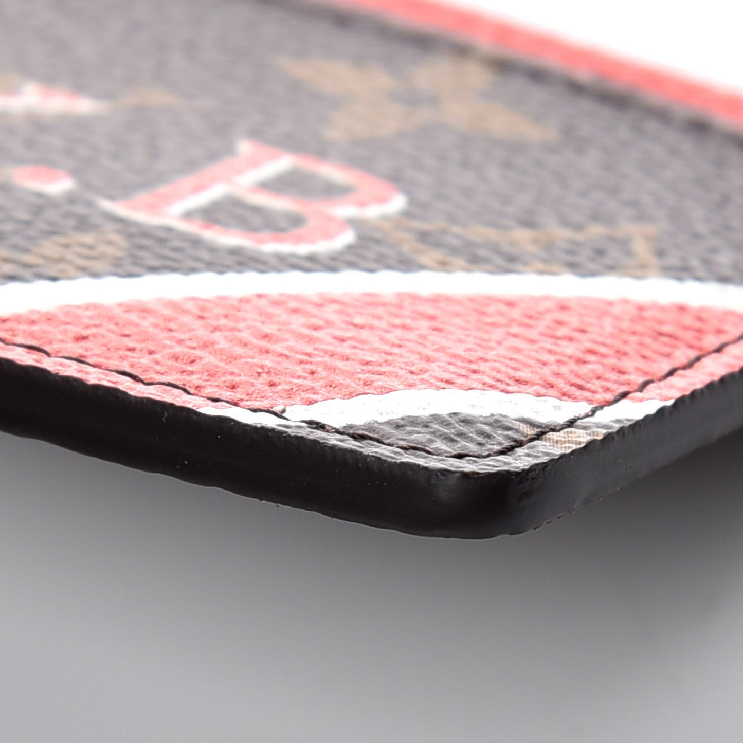 Monogram My LV Heritage Card Holder Rouge White