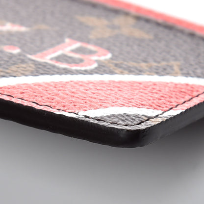 Louis Vuitton Monogram My LV Heritage Card Holder Rouge White 6 of 11