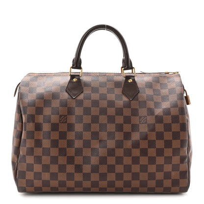 Louis Vuitton Damier Ebene Speedy 35 2 of 19