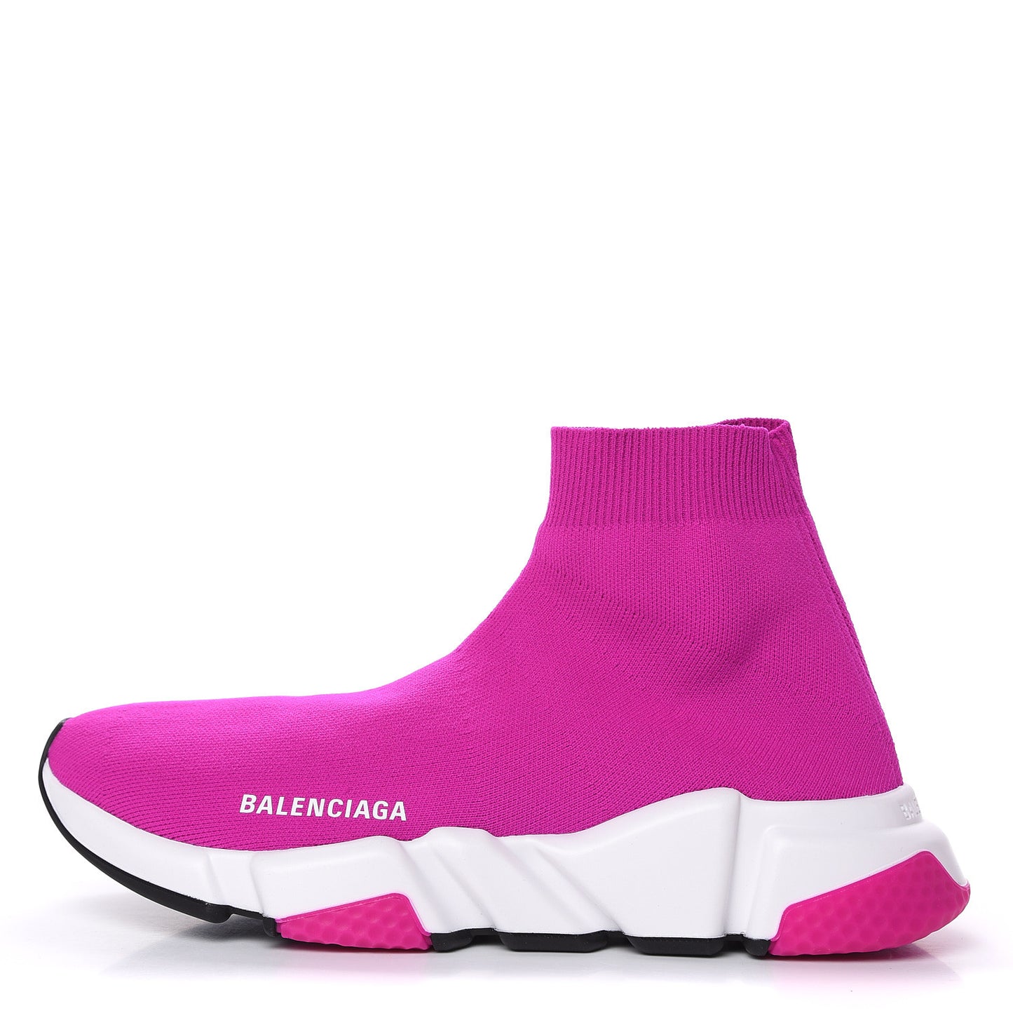 Neoprene Knit Womens Speed Sneakers 39 Fuchsia