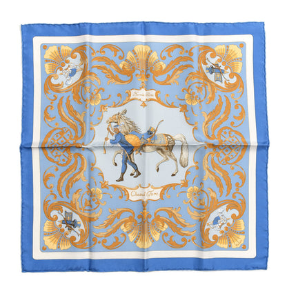 Hermes Silk Cheval Turc Pocket Square 1 of 4