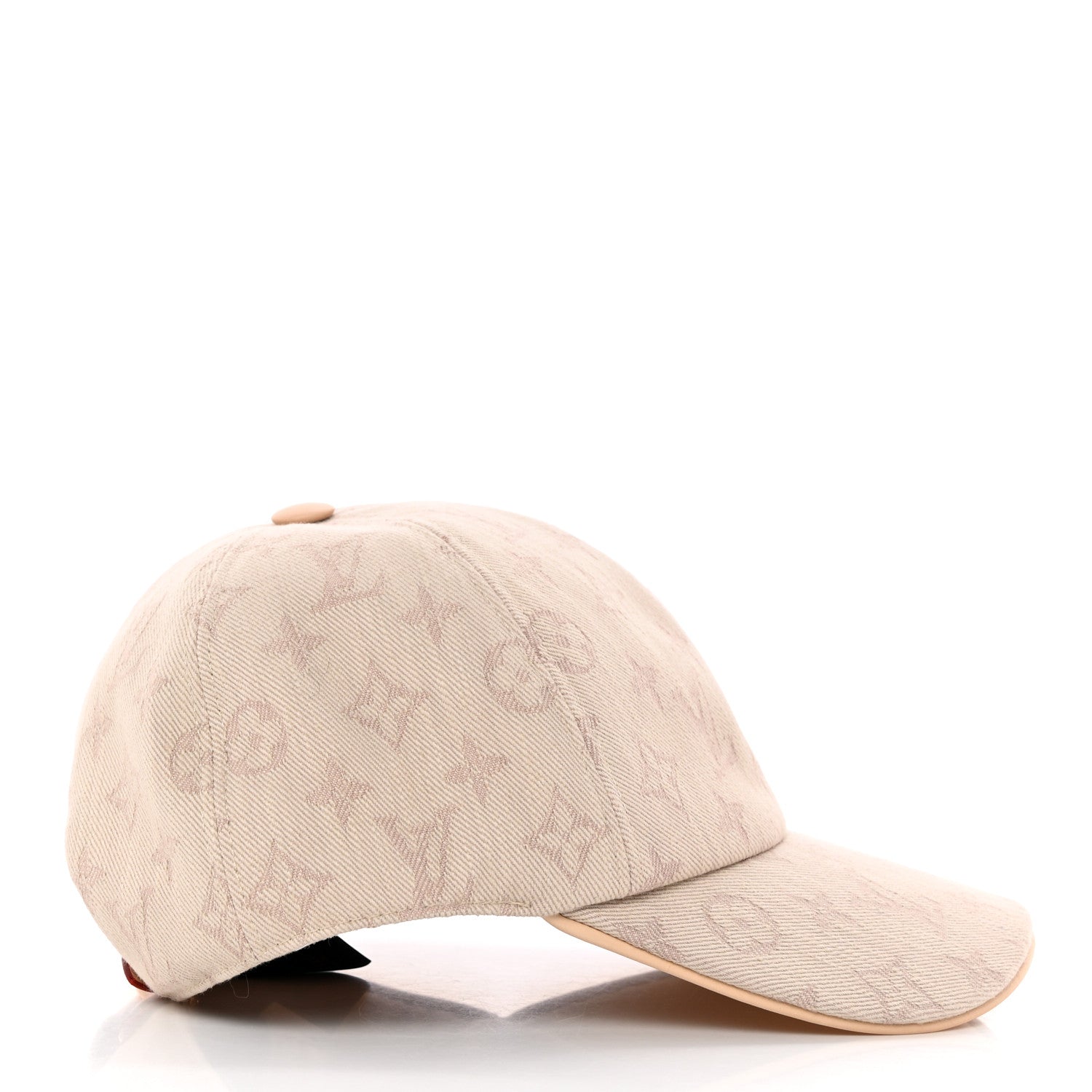Louis Vuitton Cotton Monogram Jacquard Be My Cap Beige 4 of 9