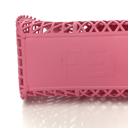 Fendi Recycled Plastic Vitello Liberty Matte Small Fendi Basket Rosa 13 of 13