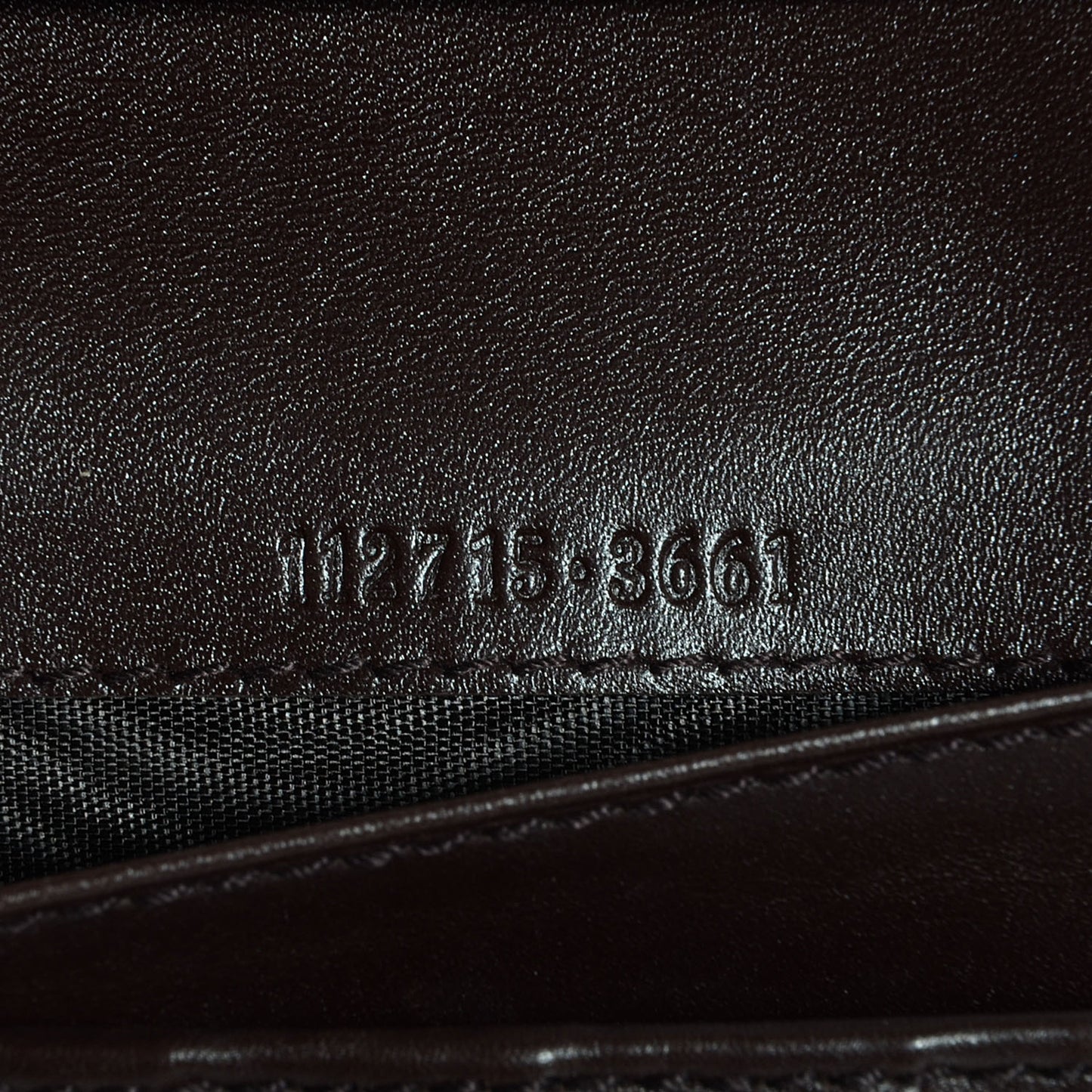 Guccissima Margaux Calfskin Metal Bar Continental Flap Wallet Chocolate