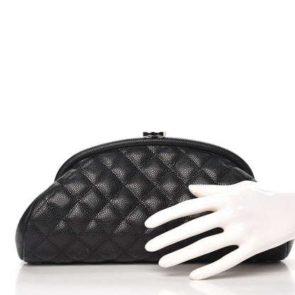 Chanel Caviar Quilted Timeless Clutch Black 2 of 11