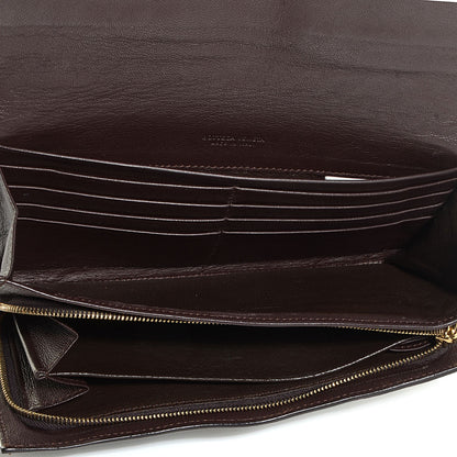 Bottega Veneta Nappa Intrecciato Continental Flap Wallet Ebano 5 of 9