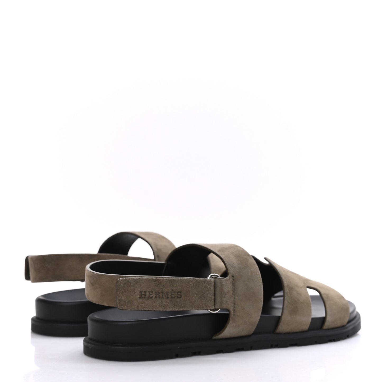 Suede Goatskin Mens Genius Sandals 43 Vert Toundra