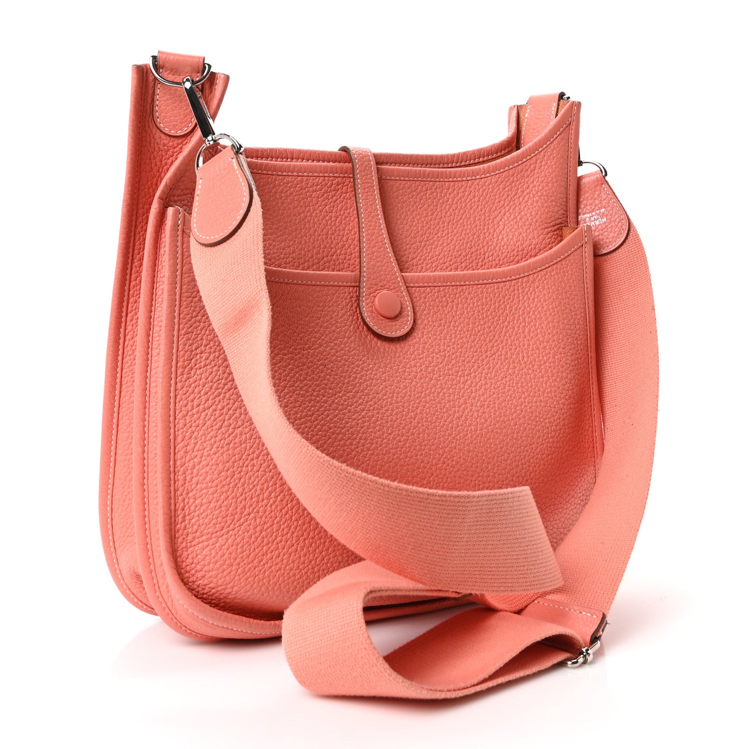 Hermes Taurillon Clemence Evelyne III PM Crevette 3 of 10