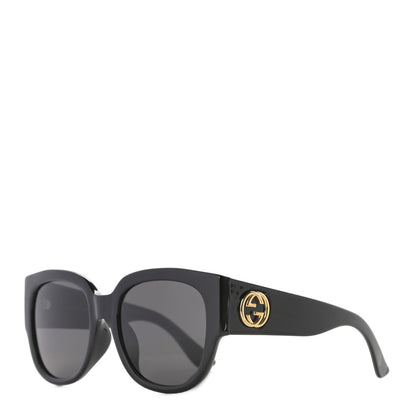 Gucci Acetate Square Frame Sunglasses GG0142SA Black 1 of 7
