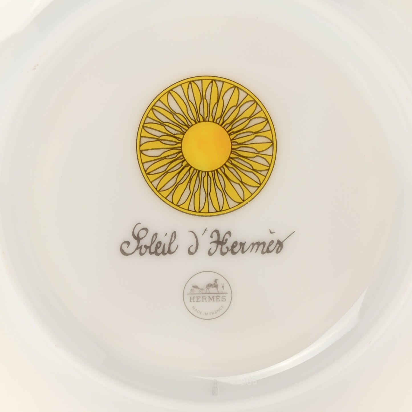 Porcelain Soleil d'Hermes Bread and Butter Plate Set of 2