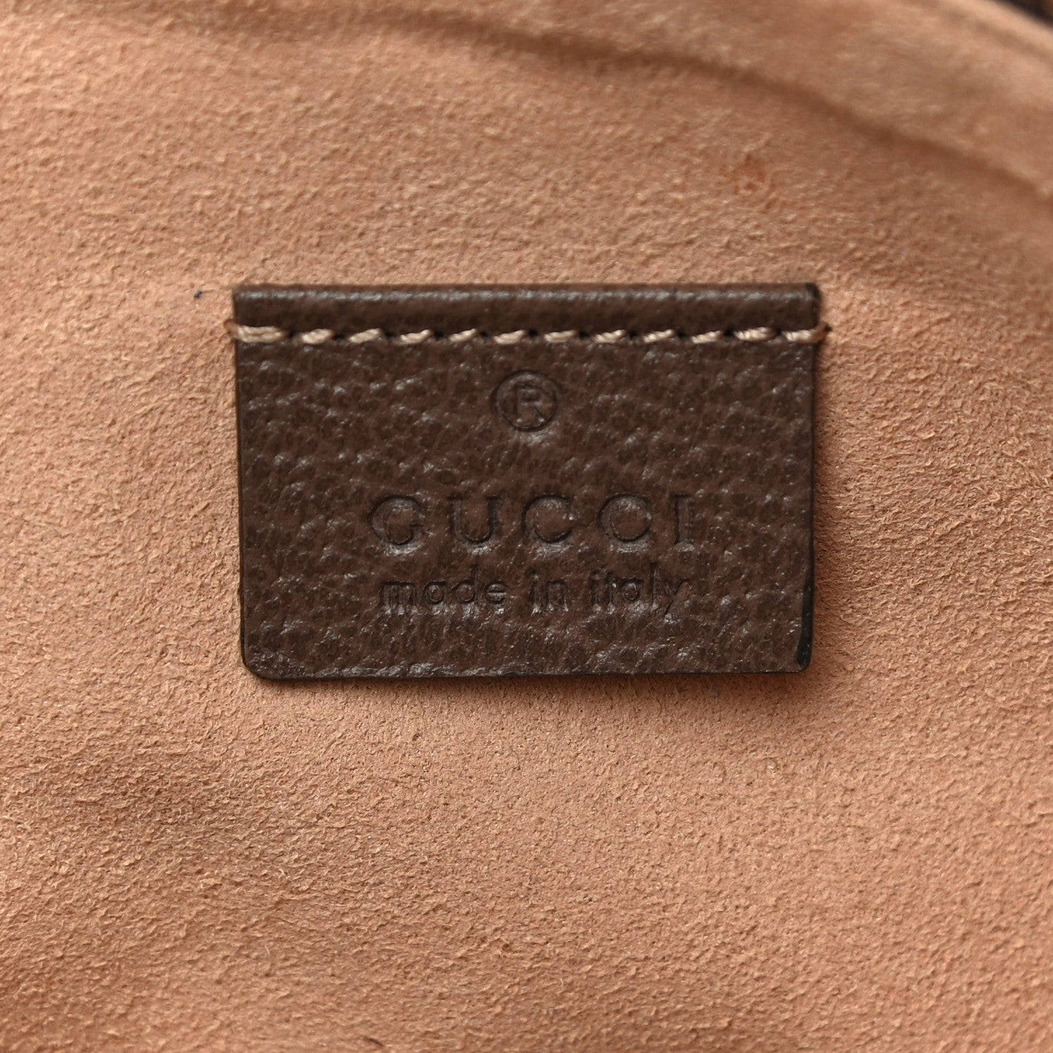 Gucci GG Supreme Monogram Large Ophidia Pouch Clutch Brown 6 of 12