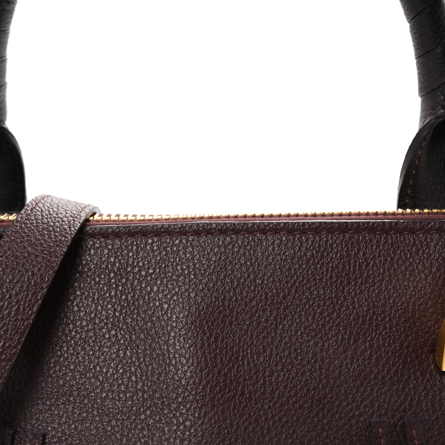 Chloe Calfskin Small Marcie Satchel Deep Violine 7 of 9