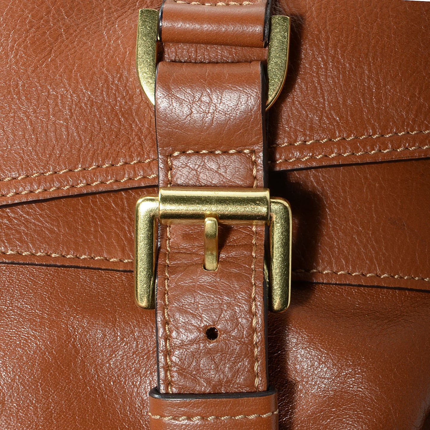 Soft Buffalo Leather Oversized Alexa Oak