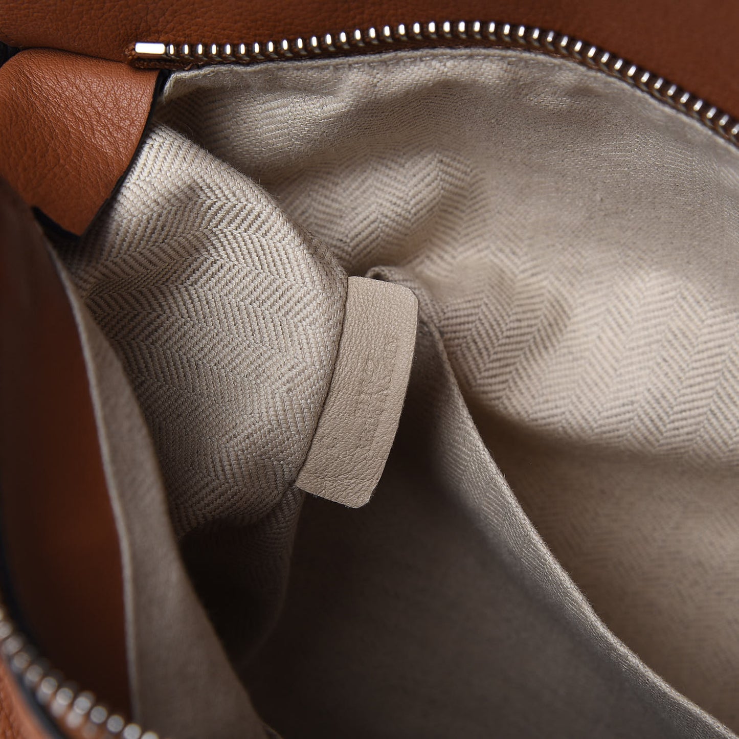 Calfskin Medium Puzzle Bag Tan