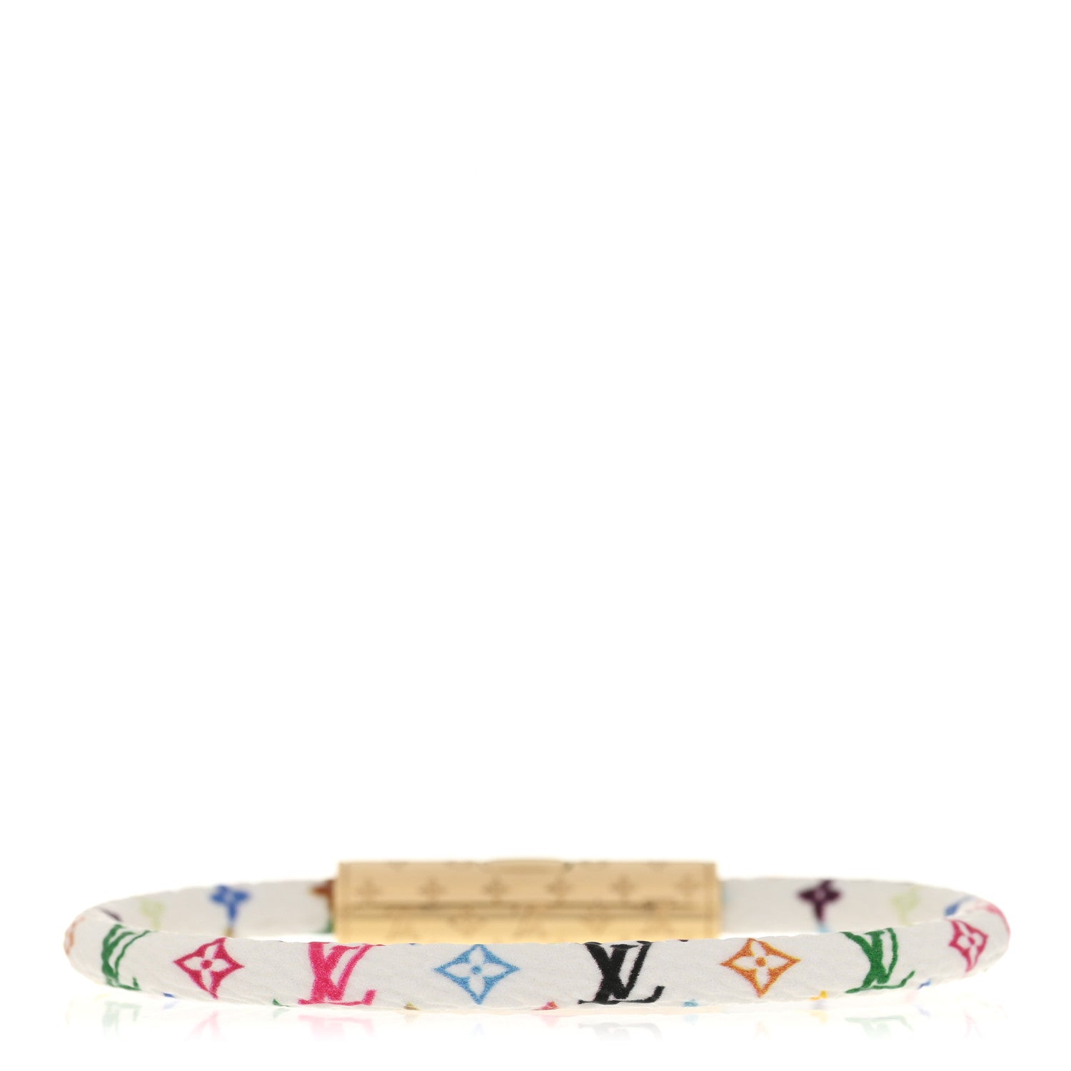 Louis Vuitton LV X TM Monogram Multicolor LV Confidential Bracelet 17 White 3 of 5