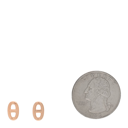 Hermes 18K Rose Gold TPM Farandole Stud Earrings 2 of 5