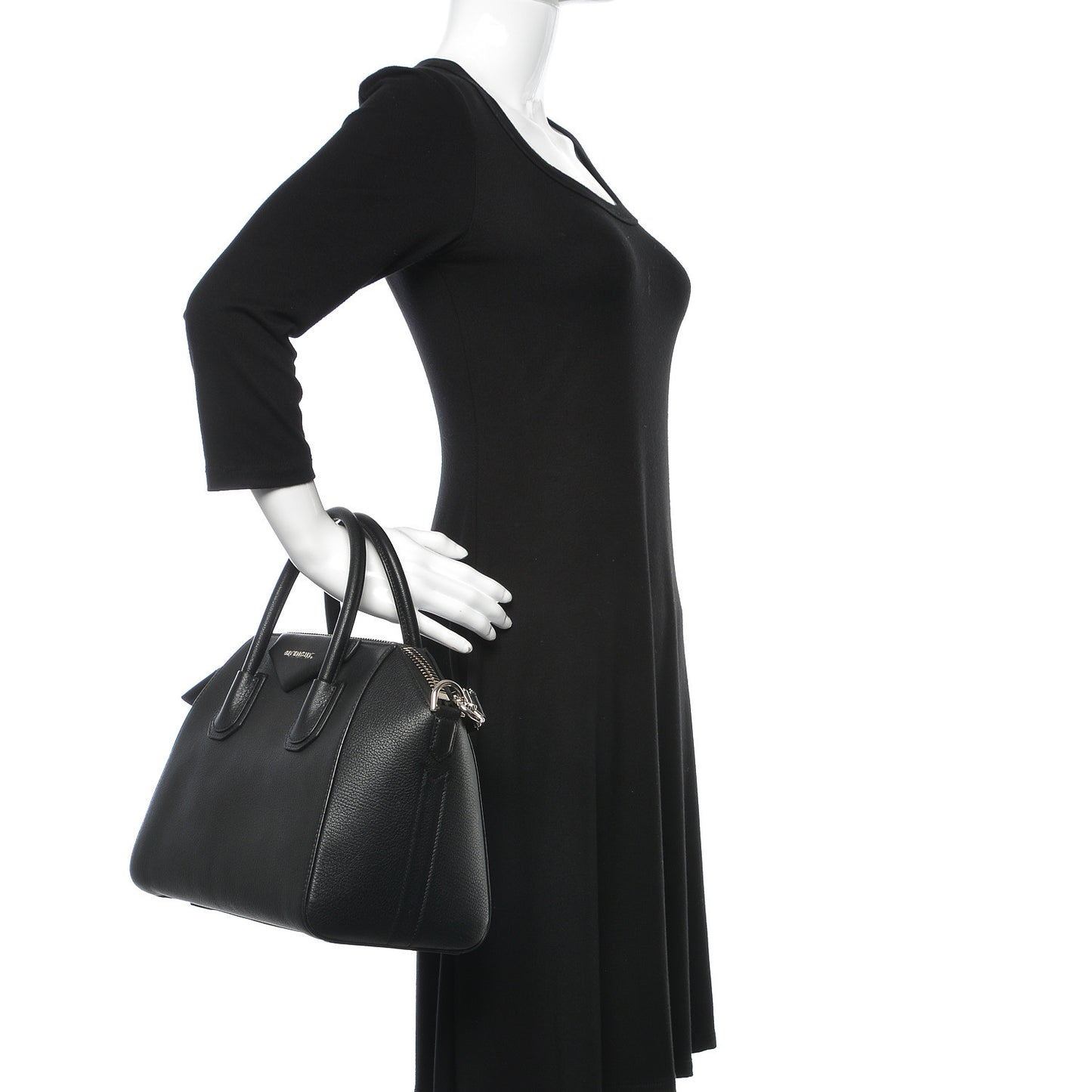 Sugar Goatskin Small Antigona Black