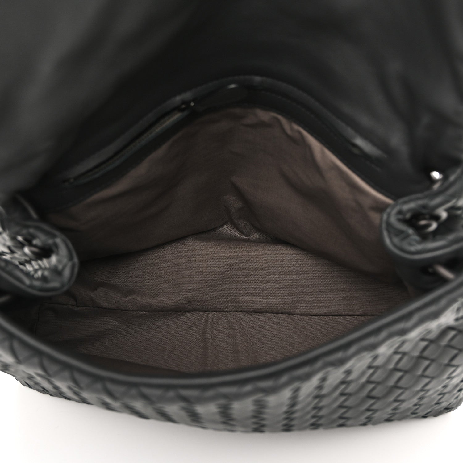 Bottega Veneta Nappa Intrecciato Flap Shoulder Bag Ebano 5 of 9