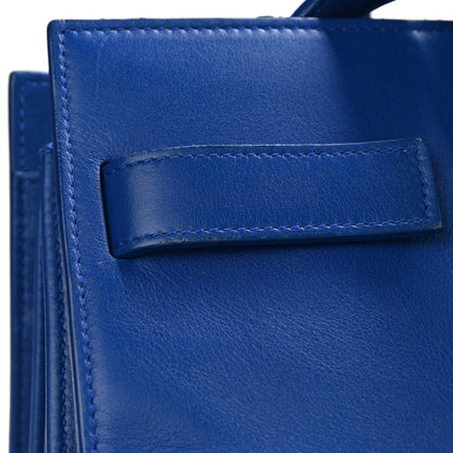 Saint Laurent Calfskin Small Sac De Jour Blue Majorelle 12 of 15