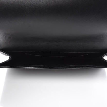 Saint Laurent Calfskin Monogram Large Belle De Jour Clutch Black 5 of 13
