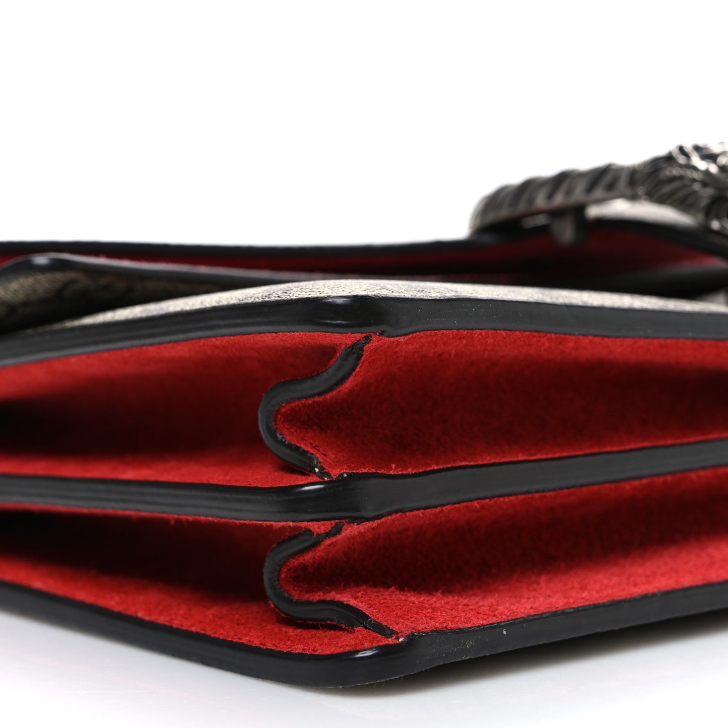 GG Supreme Monogram Small Dionysus Shoulder Bag Red