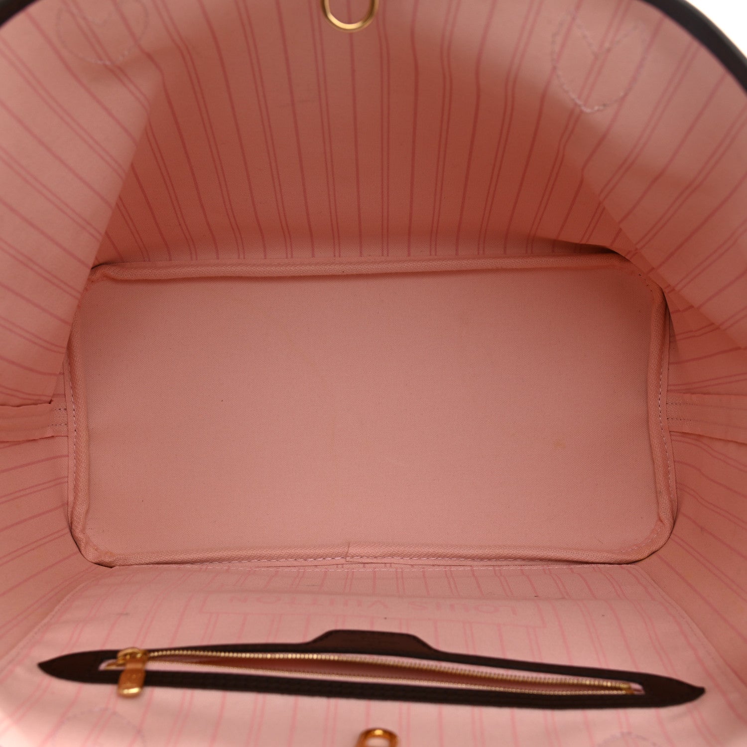 Louis Vuitton Damier Ebene Neo Neverfull MM Rose Ballerine 5 of 12