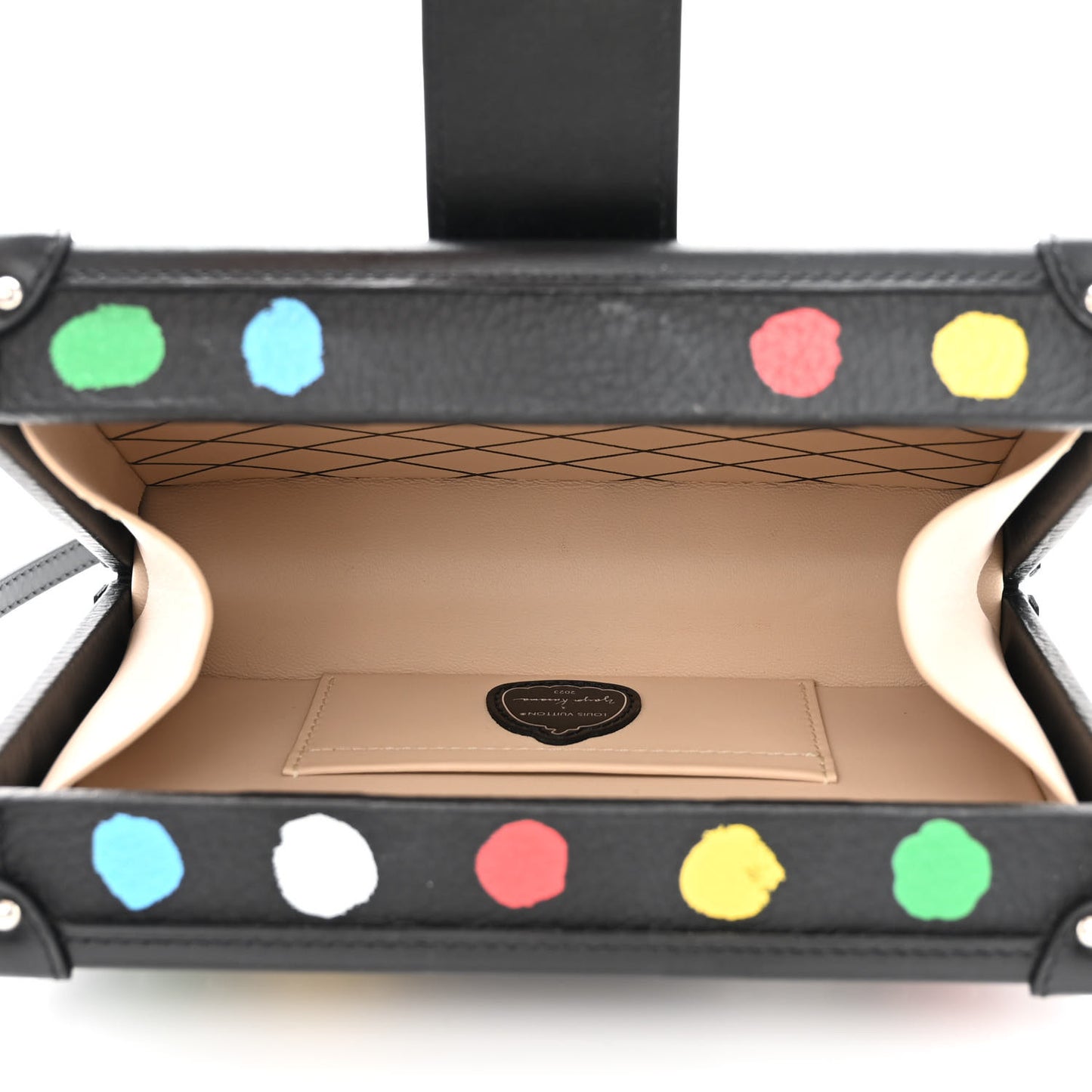 LV X YK Taurillon Petite Malle Black
