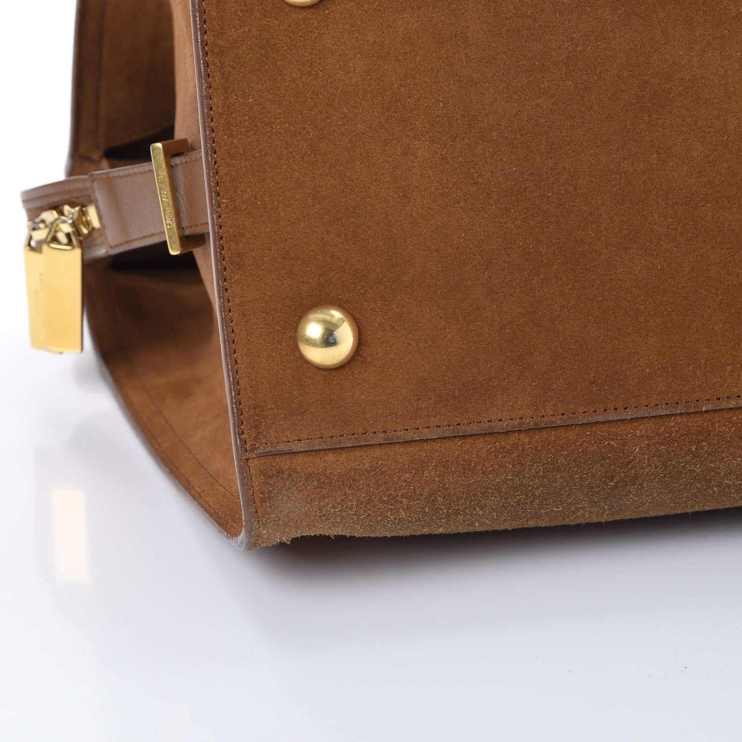Saint Laurent Suede Medium Classic Y Cabas Light Ocre 19 of 26