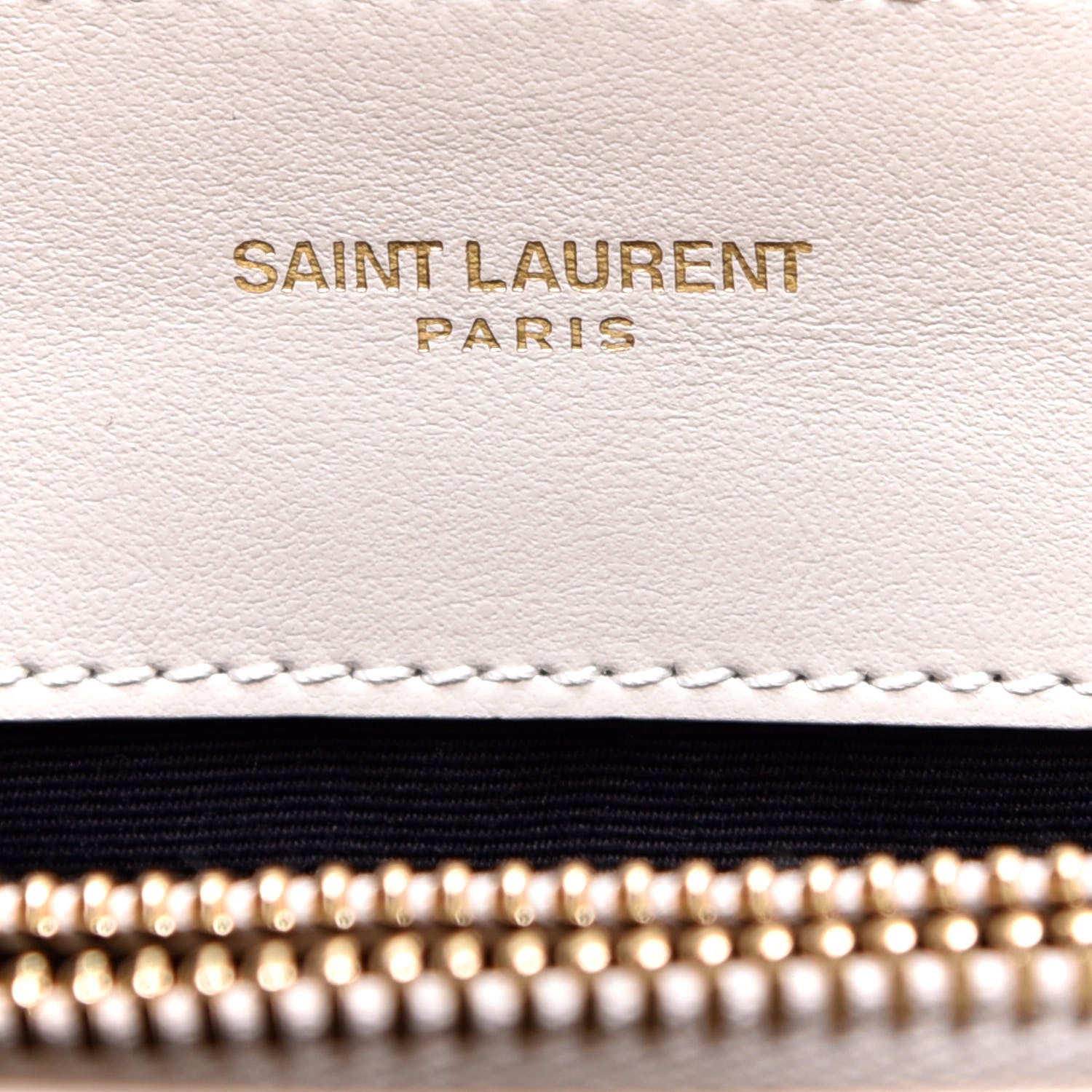 Saint Laurent Calfskin Y Quilted Monogram Small Loulou Chain Satchel Crema Soft 6 of 8