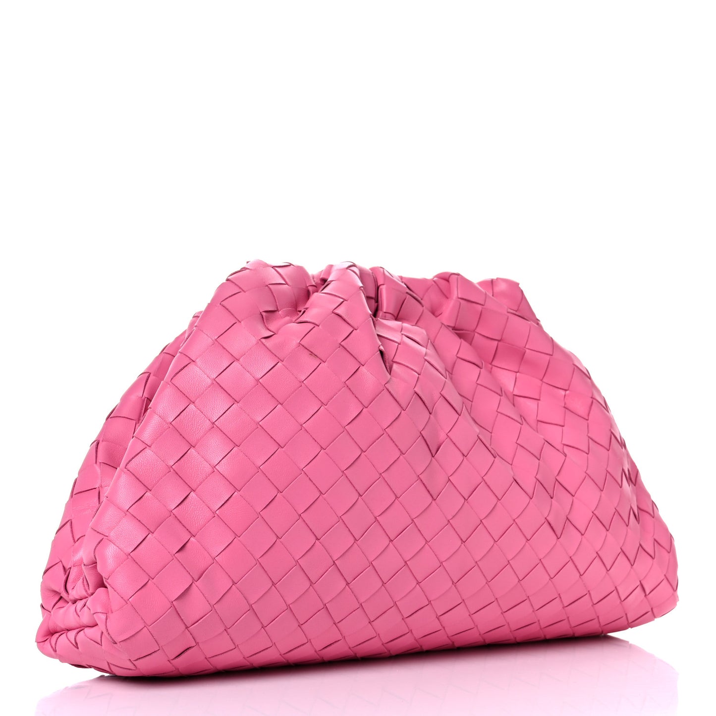 Nappa Maxi Intrecciato The Pouch Oversized Clutch Pink