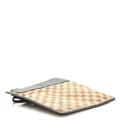 Gucci GG Monogram Web Messenger Crossbody Bag Dark Brown 4 of 8