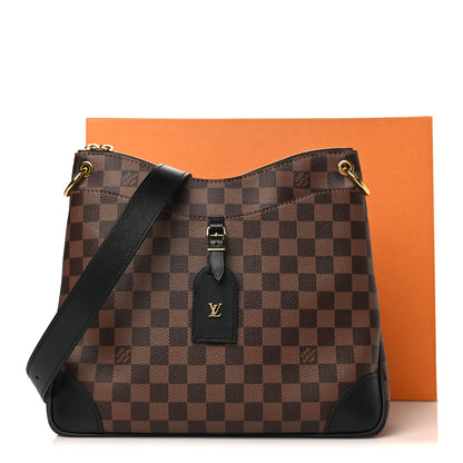 Louis Vuitton Damier Ebene Odeon MM Black 8 of 8