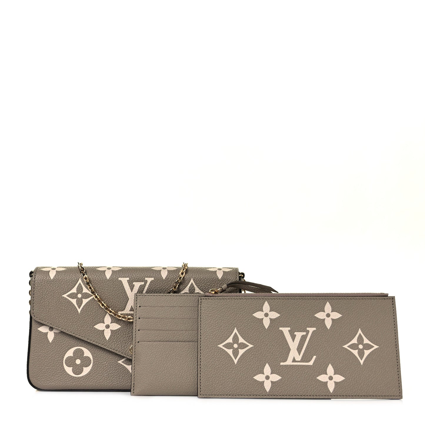 Empreinte Monogram Giant Felicie Pochette Tourterelle Creme