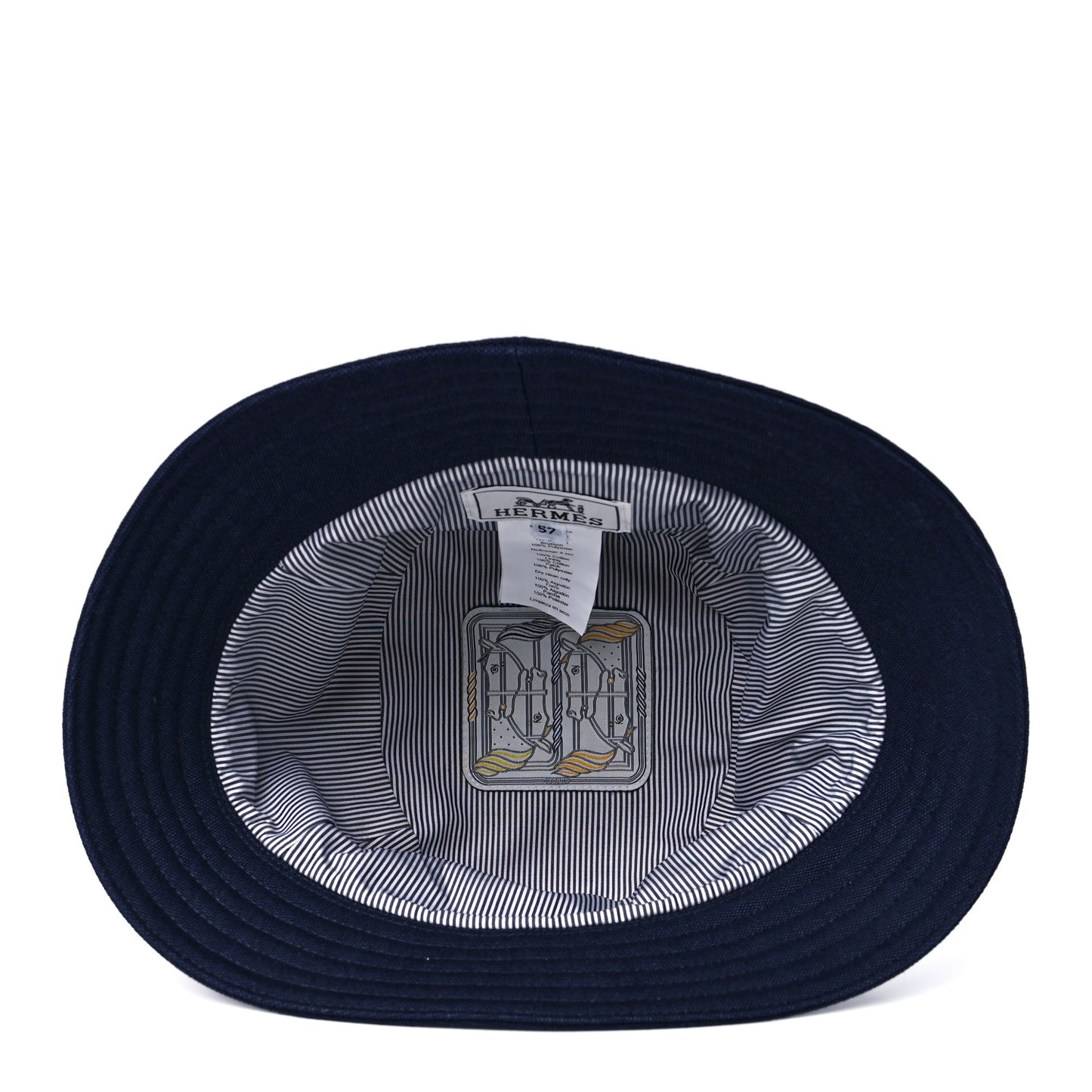 Cotton Canvas Eden Bucket Hat 57 Marine