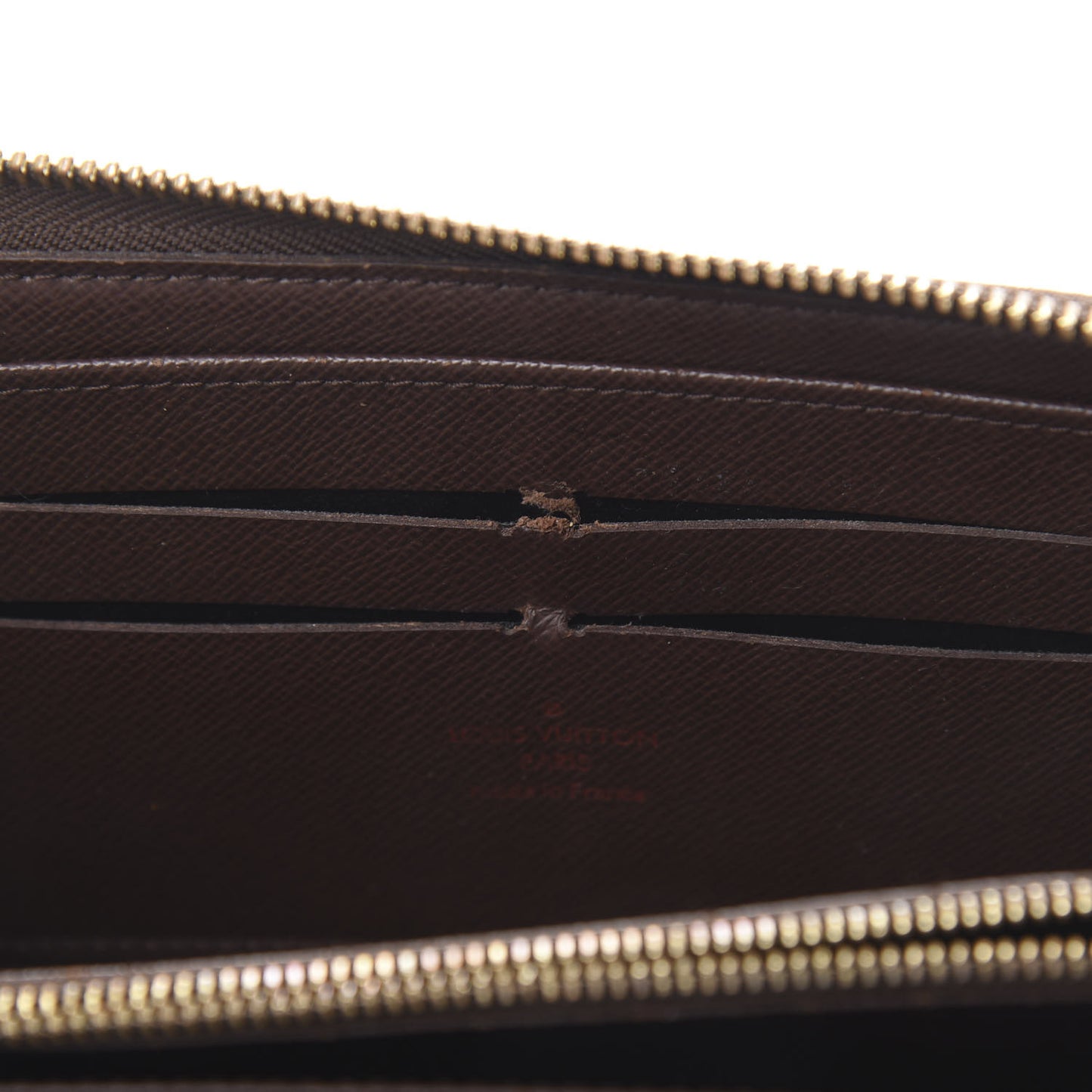 Damier Ebene Zippy Wallet