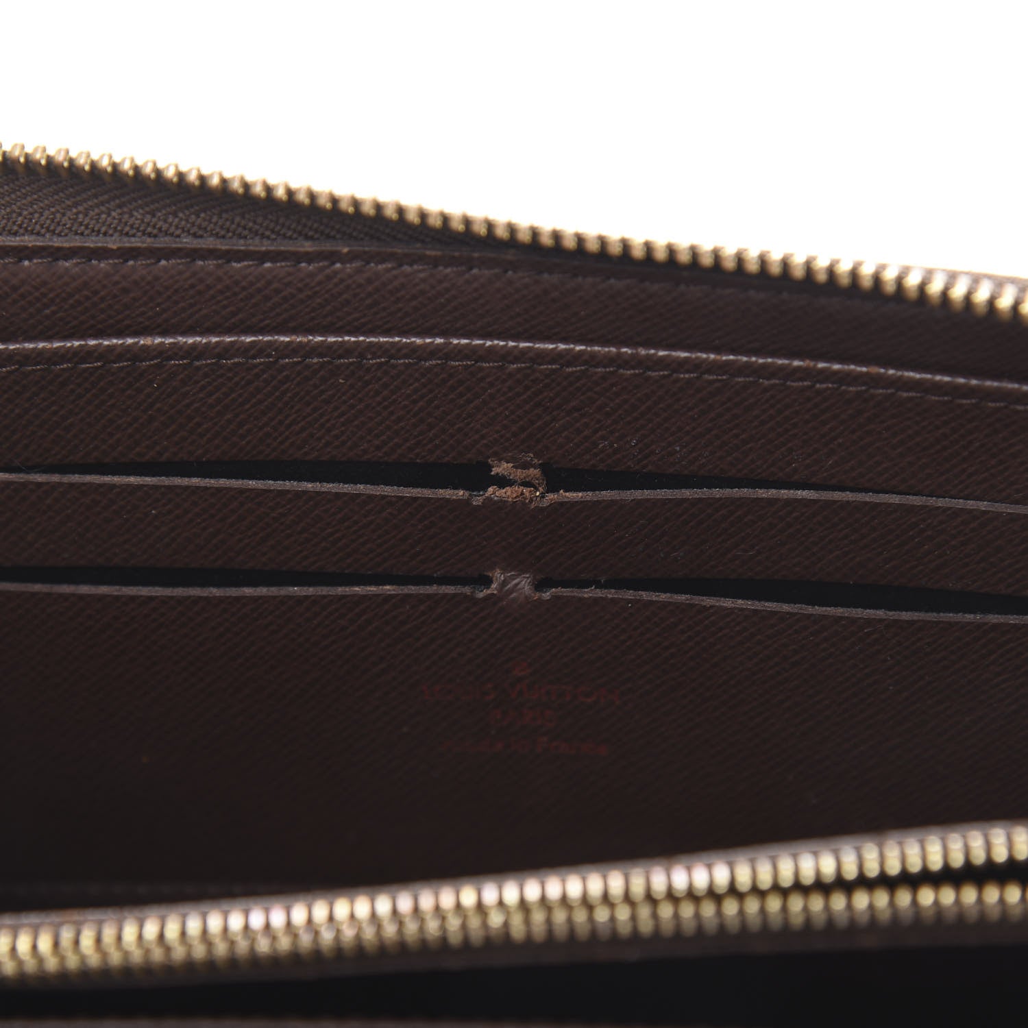 Louis Vuitton Damier Ebene Zippy Wallet 8 of 13