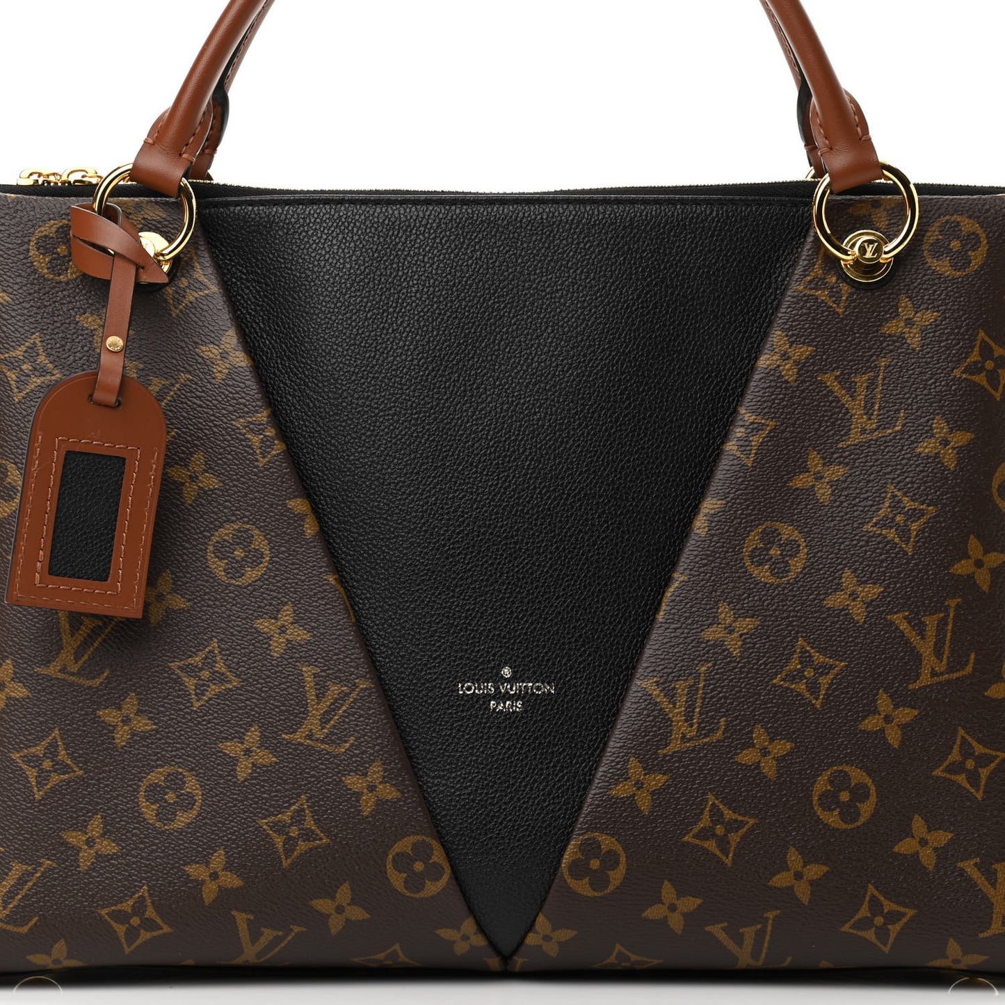 Monogram V Tote MM Black