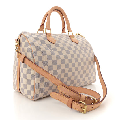 Louis Vuitton Damier Azur Speedy Bandouliere 30 3 of 10