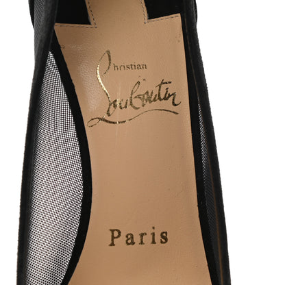 Christian Louboutin Veau Velours Rete Galativi 100 Pumps 35 Black 4 of 7