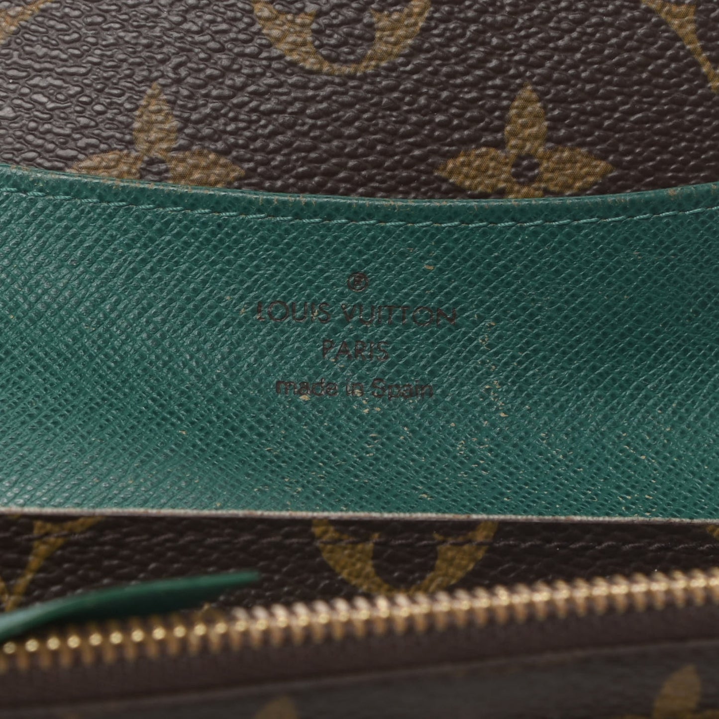Monogram Emilie Wallet Vert