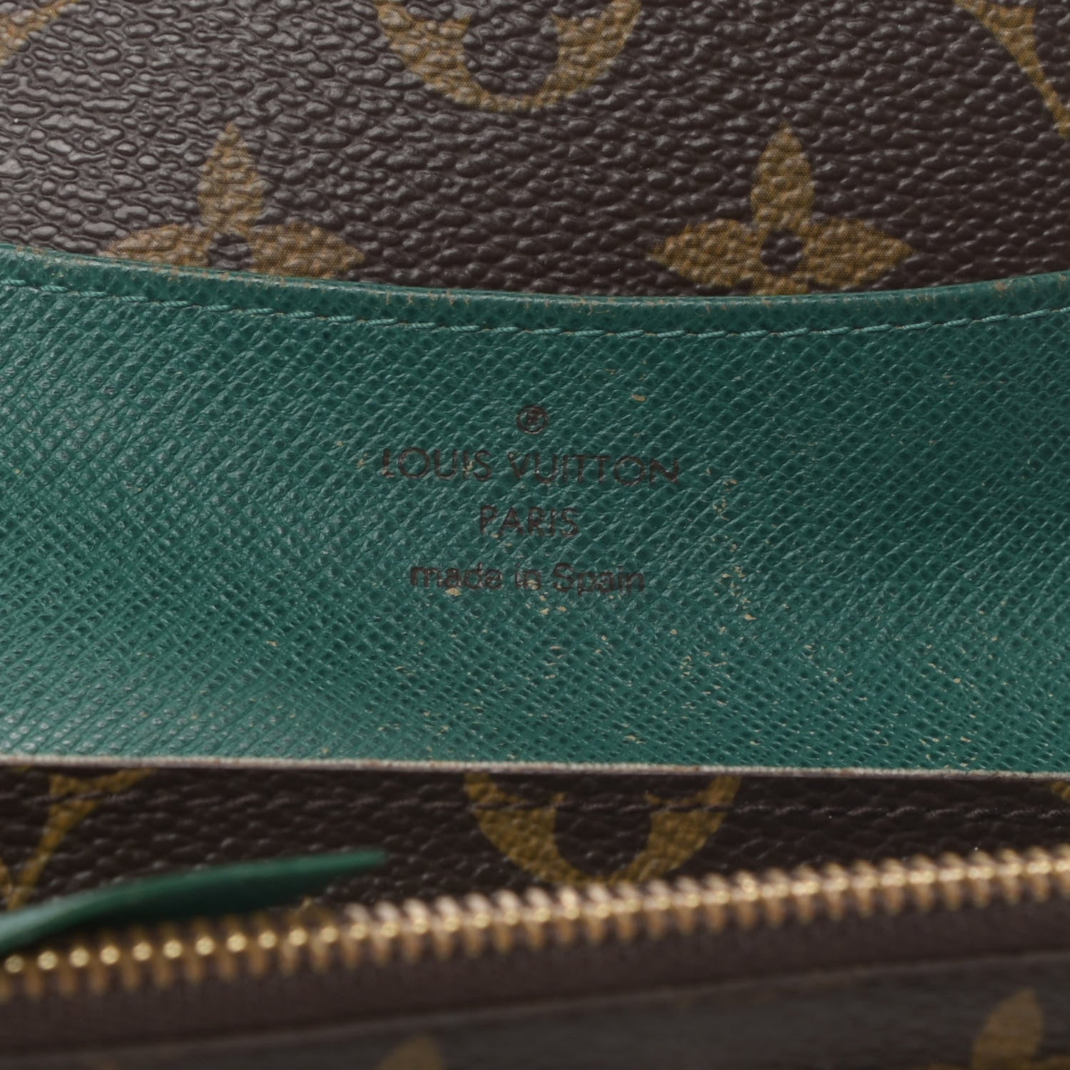 Louis Vuitton Monogram Emilie Wallet Vert 6 of 15