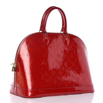 Louis Vuitton Vernis Alma GM Pomme D'Amour 3 of 11